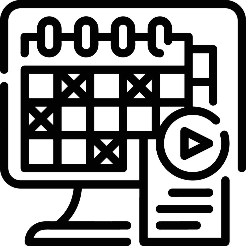 Calendar Icon symbol image vector