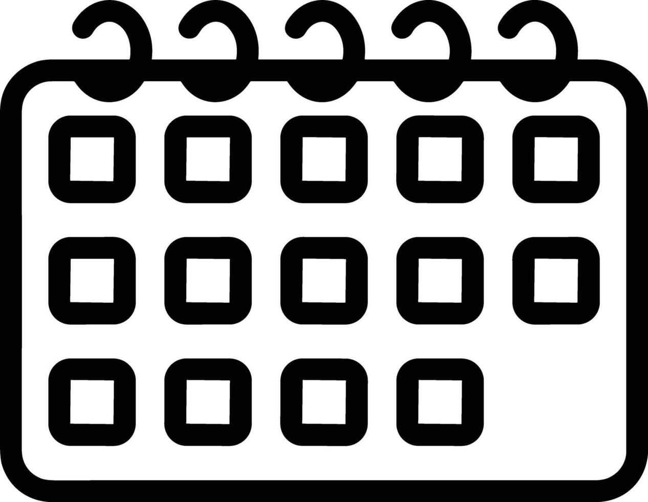 Calendar Icon symbol image vector