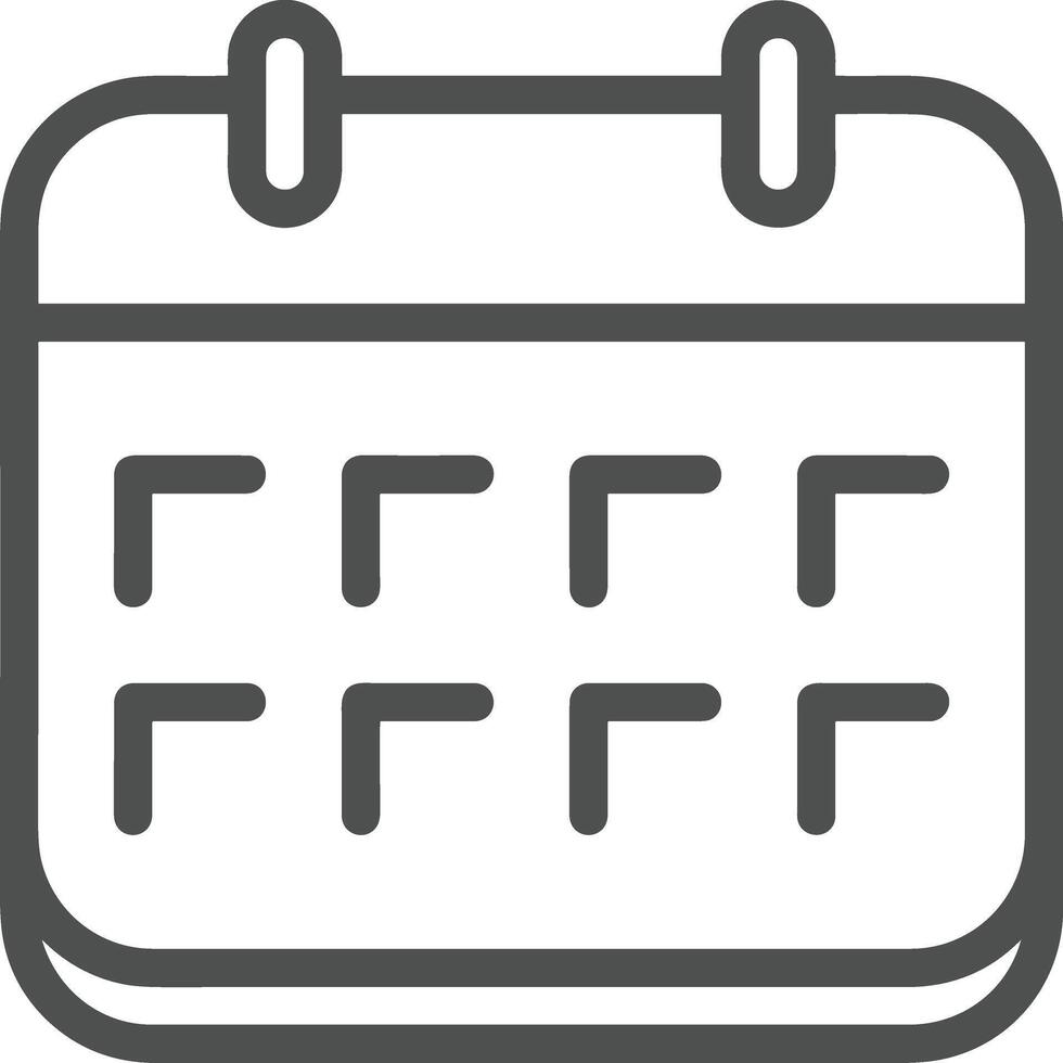 Calendar Icon symbol image vector