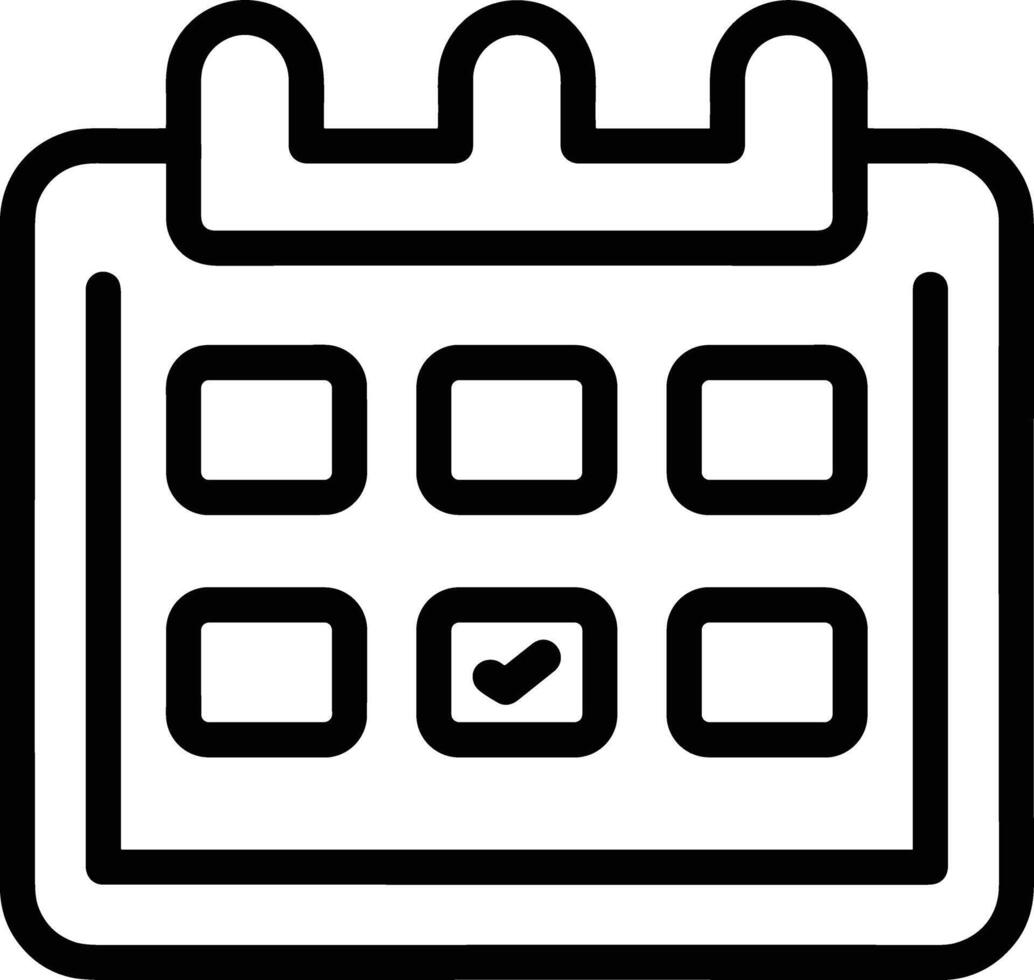 Calendar Icon symbol image vector