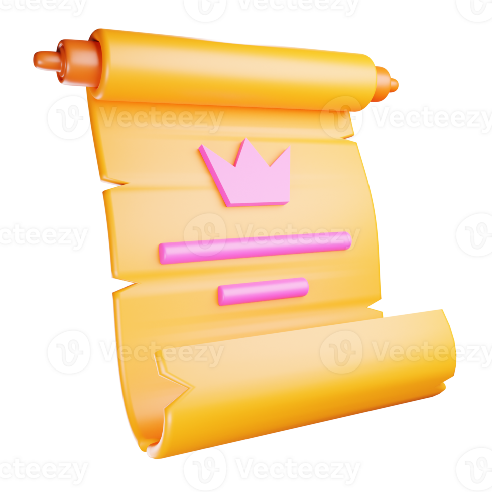 3D Illustration quest png