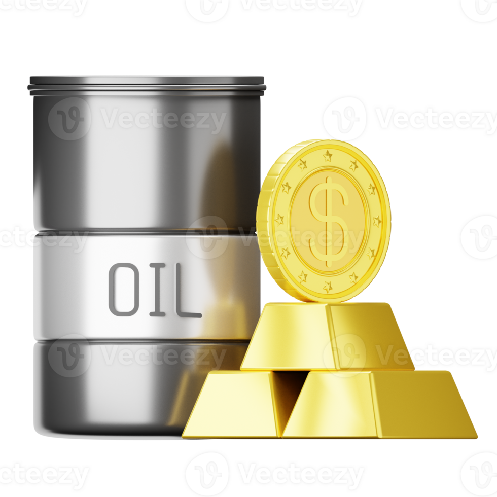 3D Illustration commodity money png