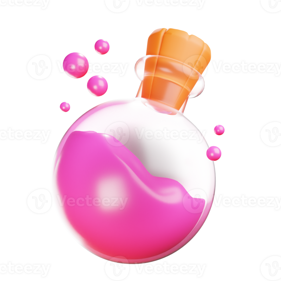 3D Illustration potion png