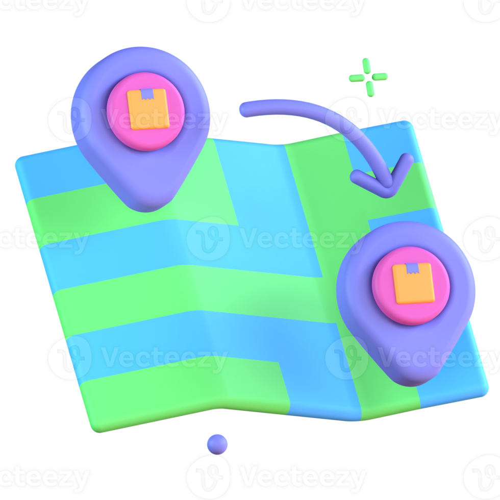 3D Illustration local shipping png