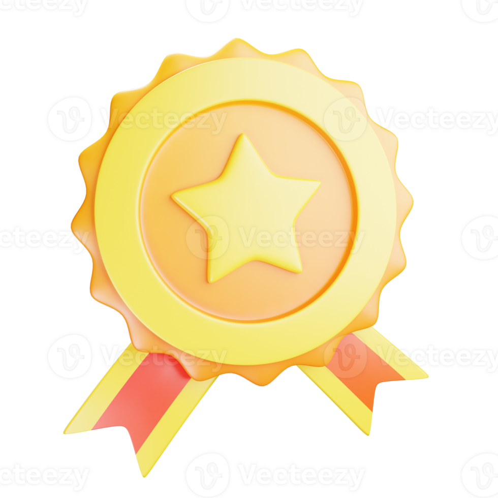 3D Illustration medal png