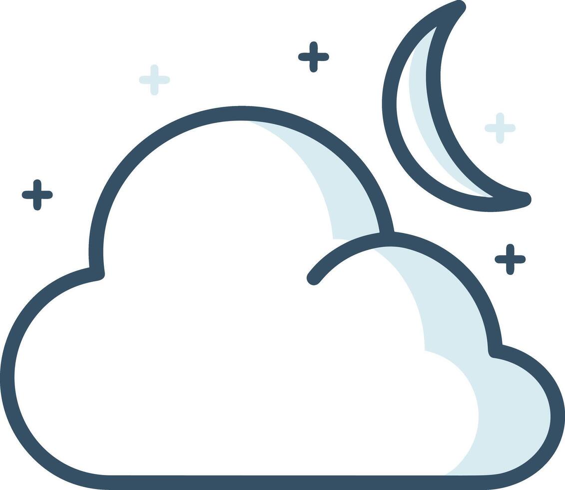 Cloud icon symbol image. Illustration of the hosting storage design image vector