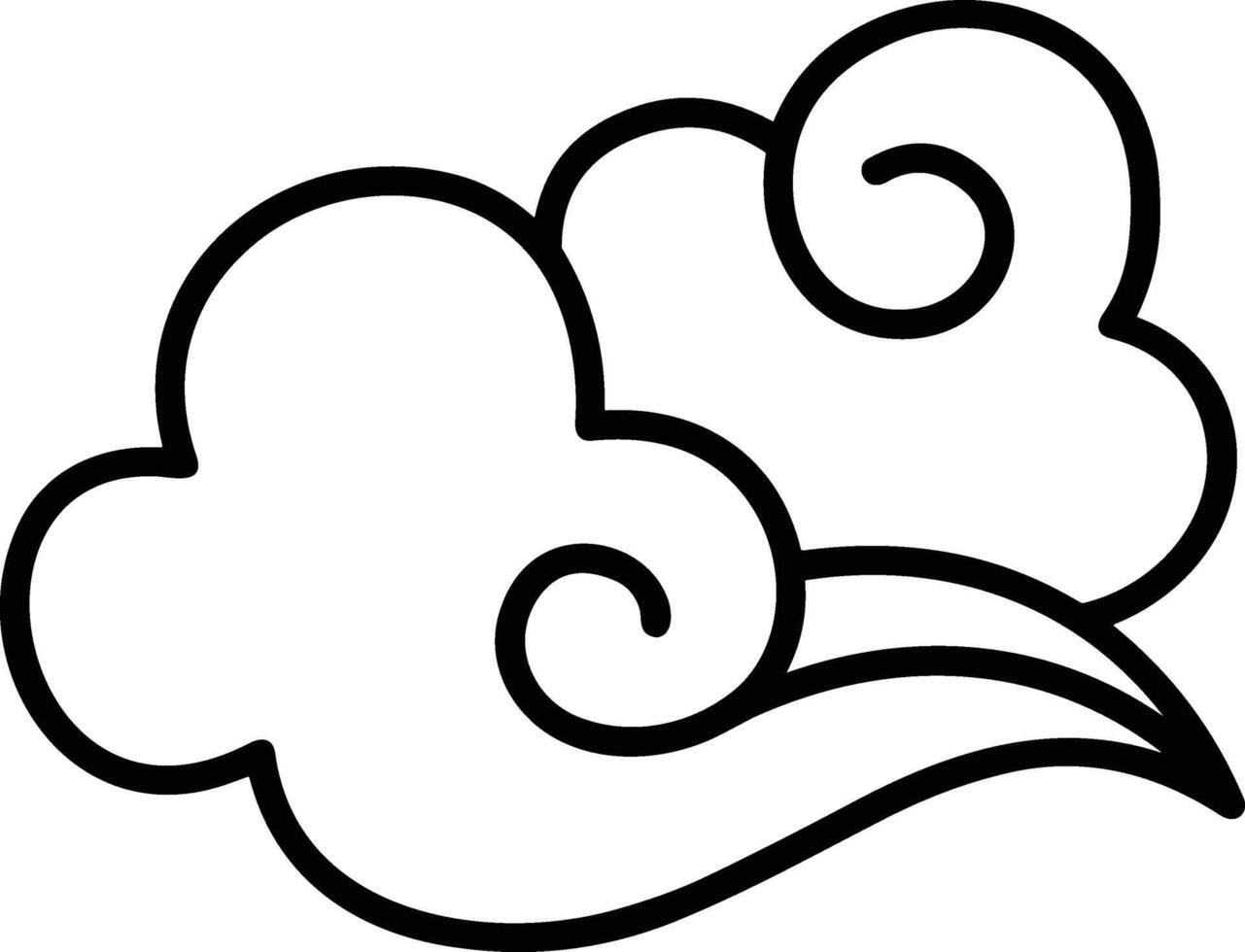 Cloud icon symbol image. Illustration of the hosting storage design image vector