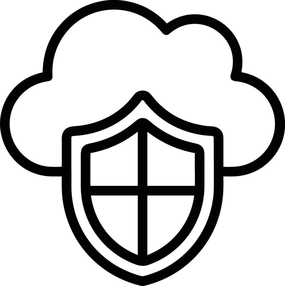 Cloud icon symbol image. Illustration of the hosting storage design image vector