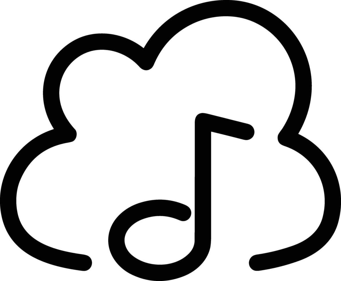 Cloud icon symbol image. Illustration of the hosting storage design image vector