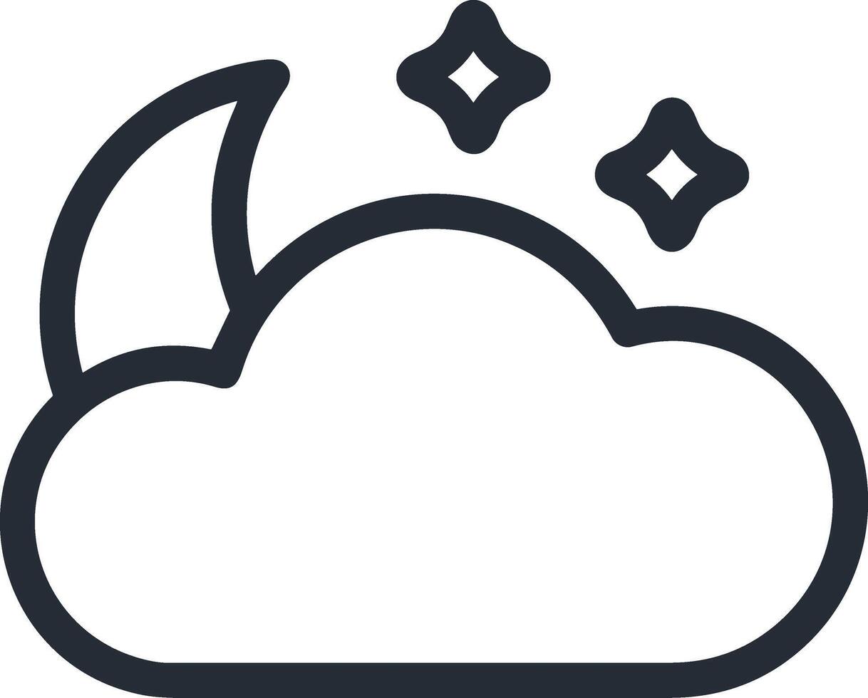 Cloud icon symbol image. Illustration of the hosting storage design image vector