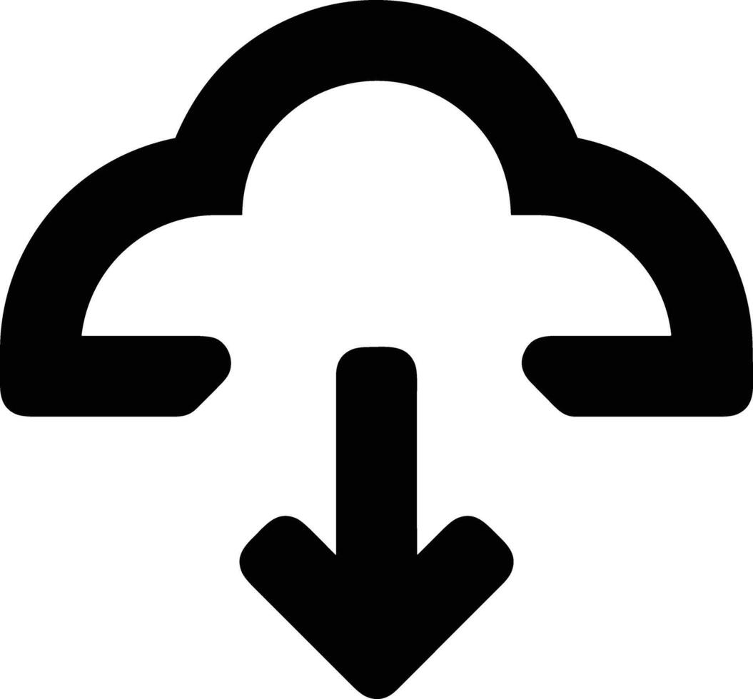 Cloud icon symbol image. Illustration of the hosting storage design image vector