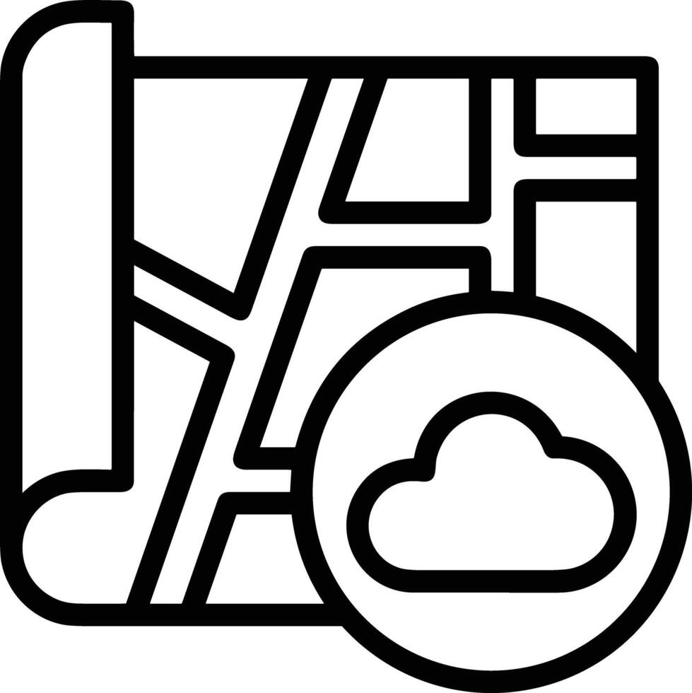 Cloud icon symbol image. Illustration of the hosting storage design image vector