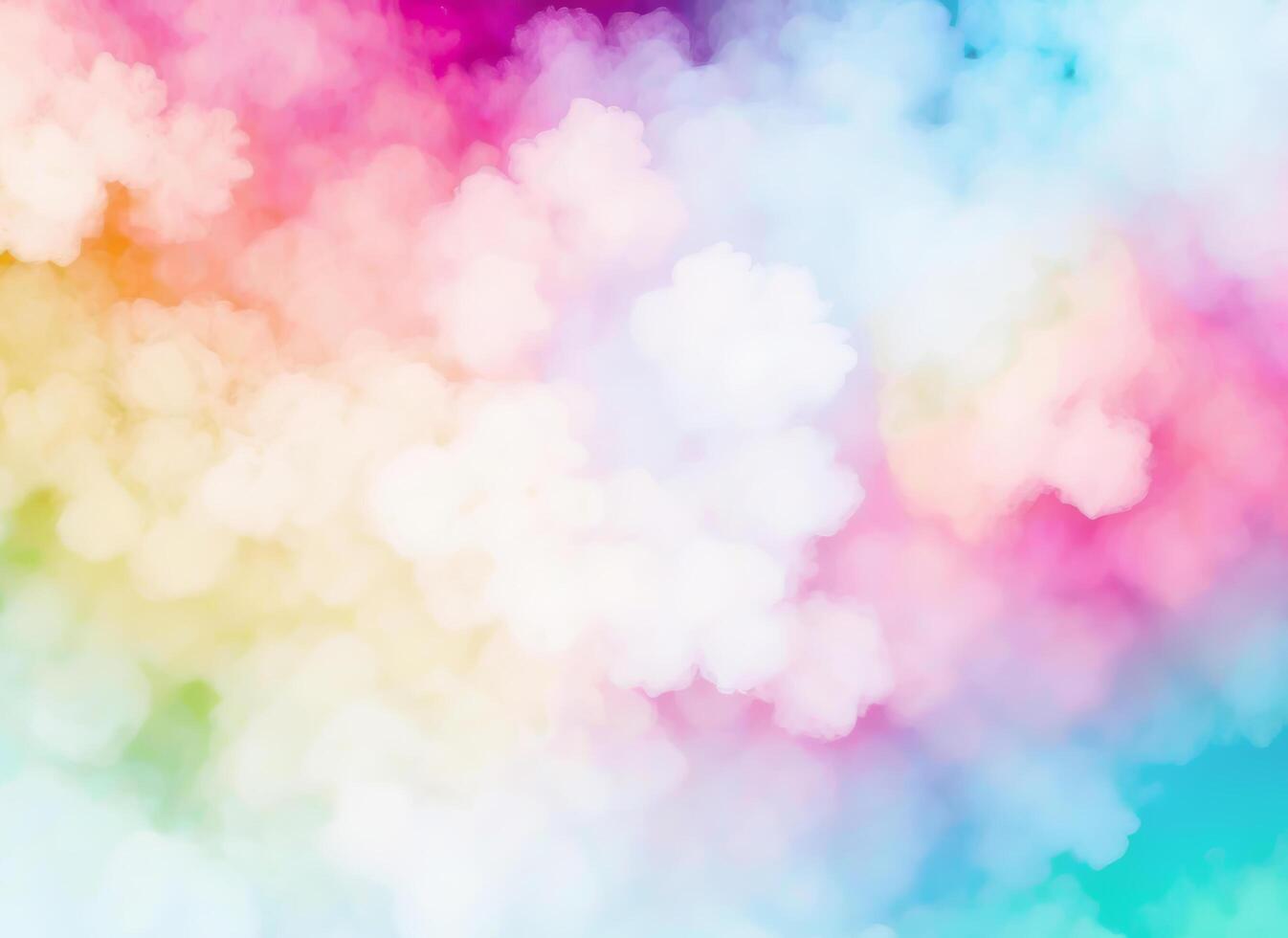 Abstract colorful cloudy background photo
