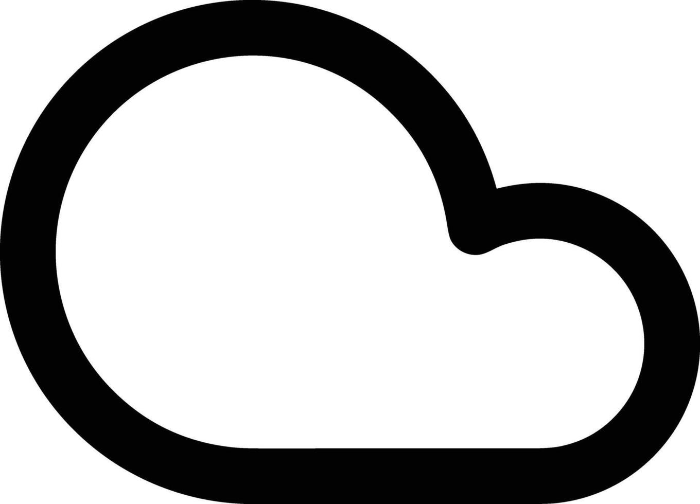 Cloud icon symbol image. Illustration of the hosting storage design image vector