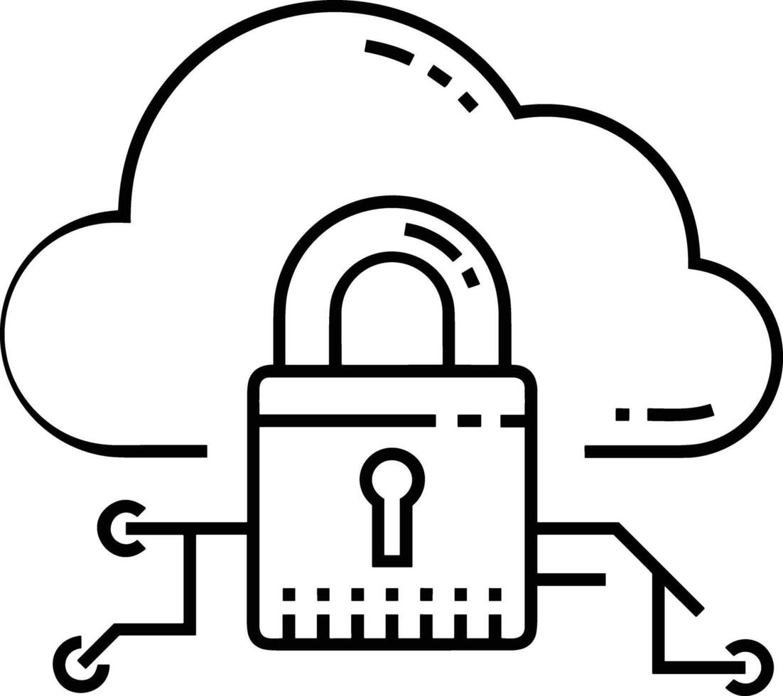 Cloud icon symbol image. Illustration of the hosting storage design image vector