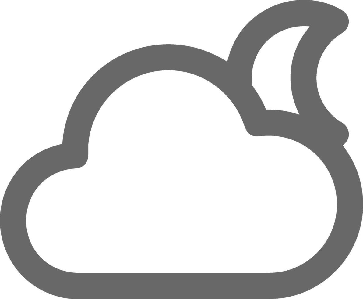 Cloud icon symbol image. Illustration of the hosting storage design image vector