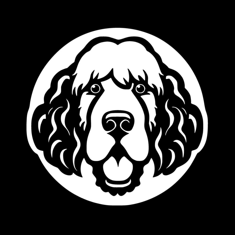 Poodle Dog, Minimalist and Simple Silhouette - illustration vector