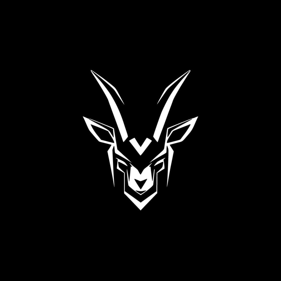 Goat - Minimalist and Flat Logo - illustration vector