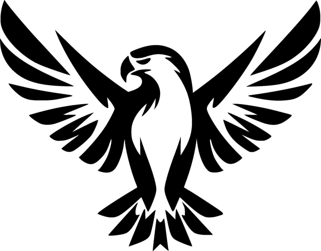 águila - minimalista y plano logo - ilustración vector