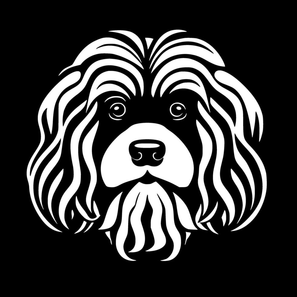 Havanese, Minimalist and Simple Silhouette - illustration vector