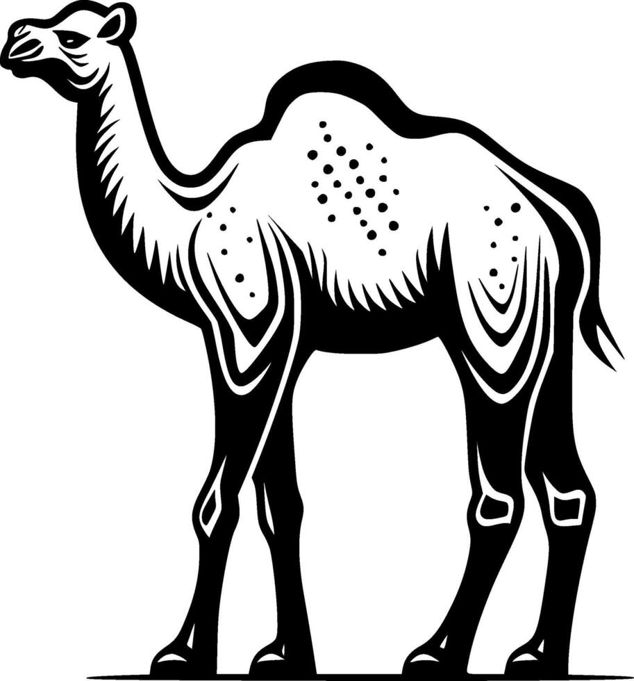 Camel - Minimalist and Flat Logo - illustration vector