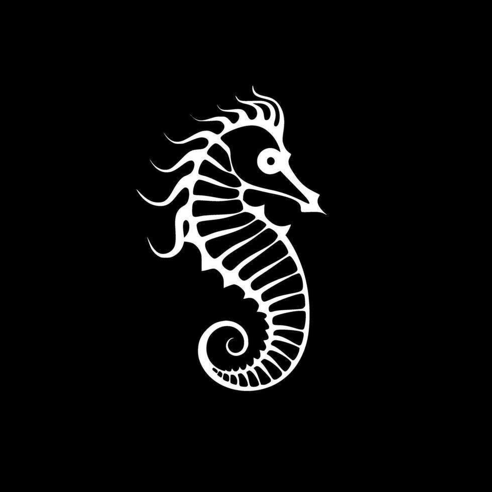 Seahorse - High Quality Logo - illustration ideal for T-shirt graphic vector