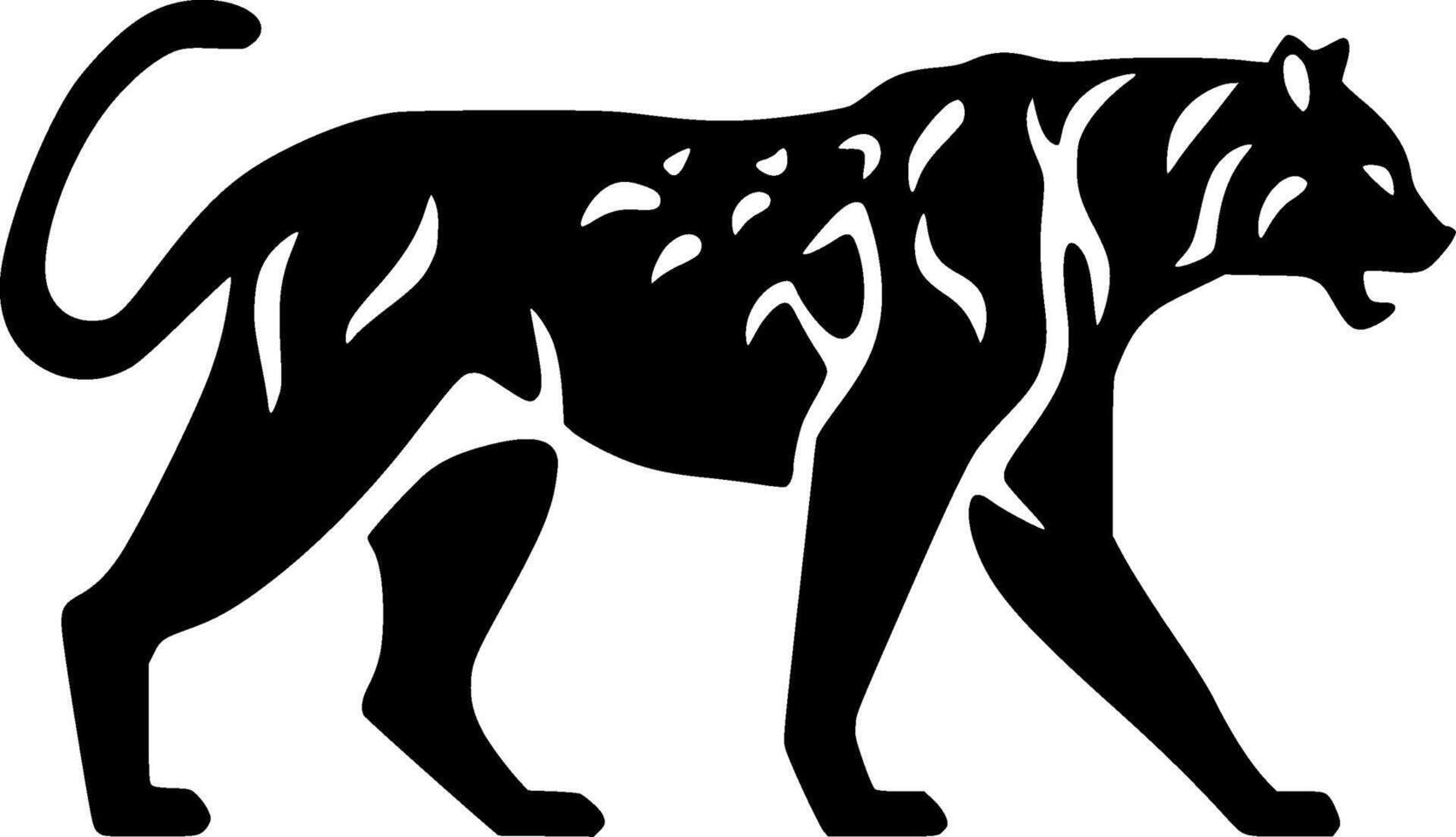 Cheetah - High Quality Logo - illustration ideal for T-shirt graphic vector