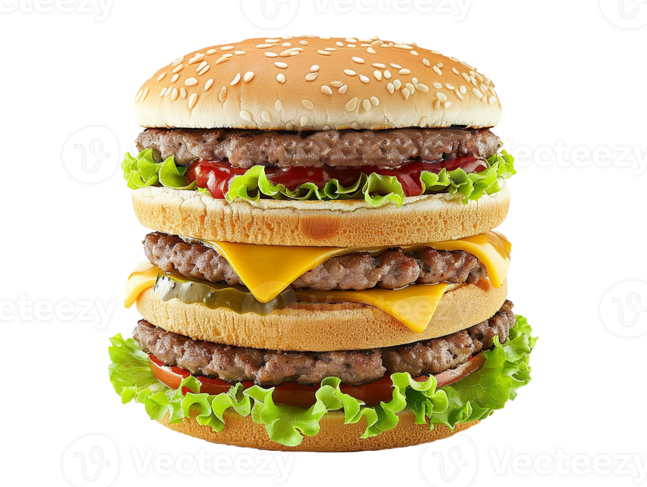 a delicious hamburger png