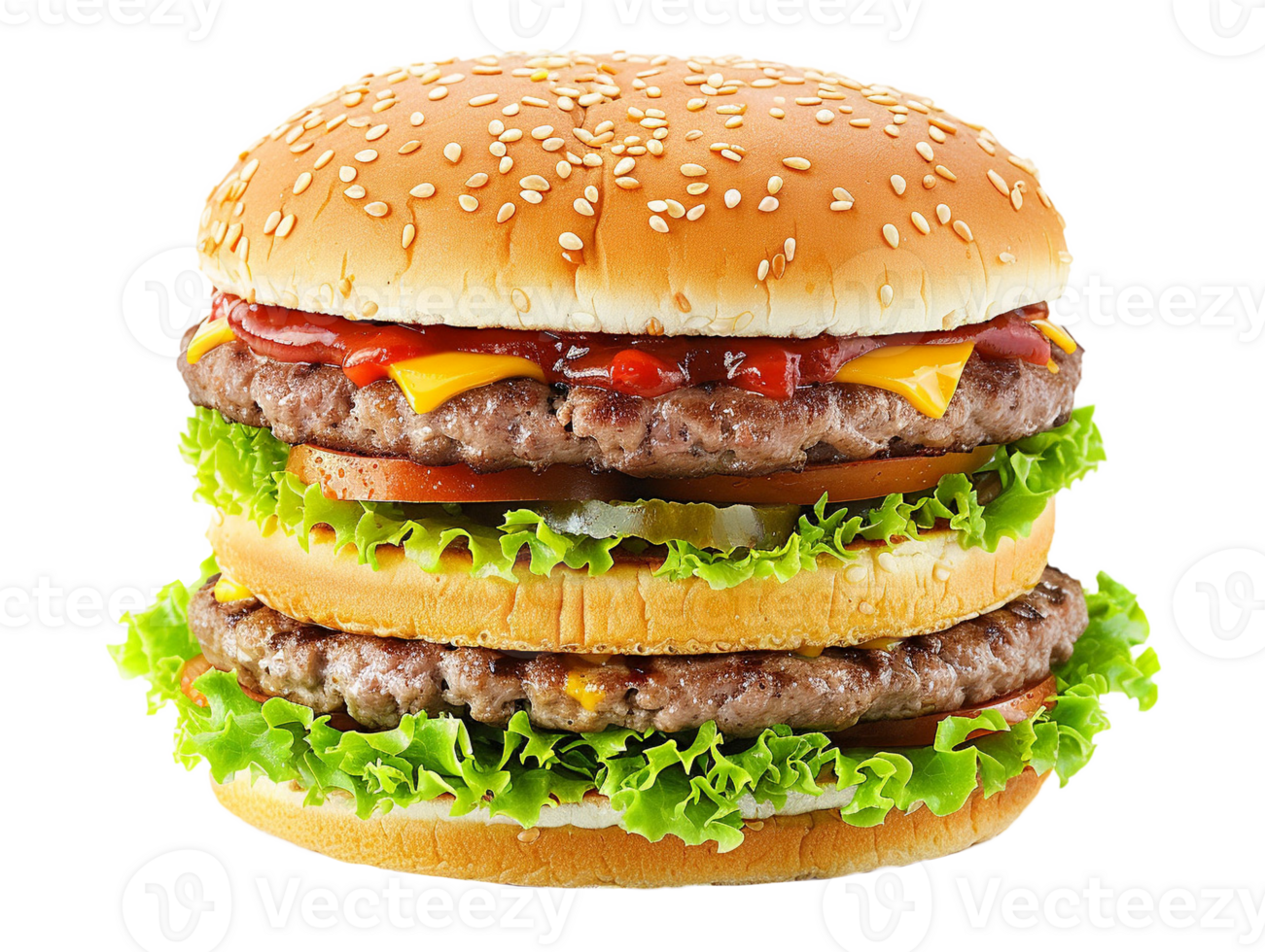 a delicious hamburger png