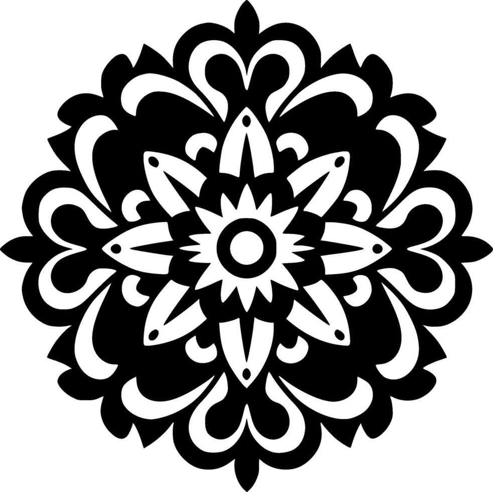 Mandala - High Quality Logo - illustration ideal for T-shirt graphic vector