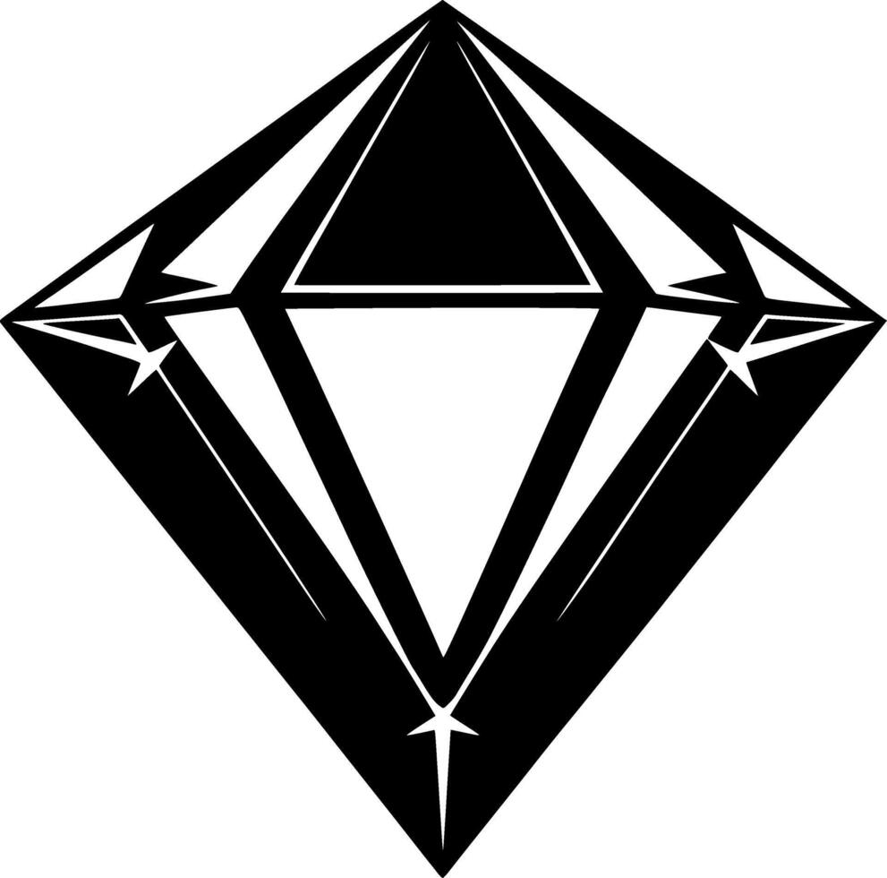 Diamond - High Quality Logo - illustration ideal for T-shirt graphic vector