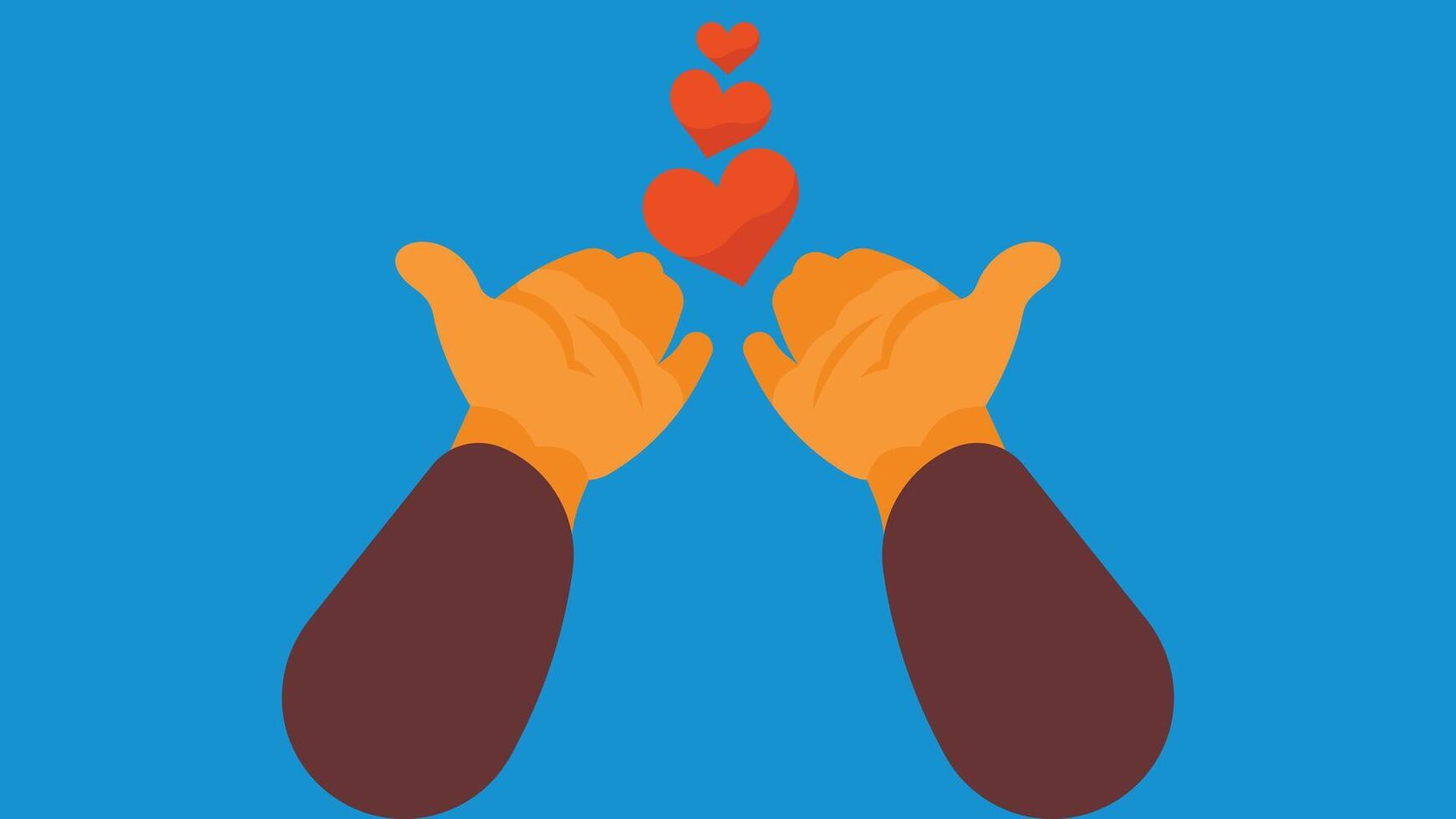 Love and heart symbols and heart shapes for one love all vector