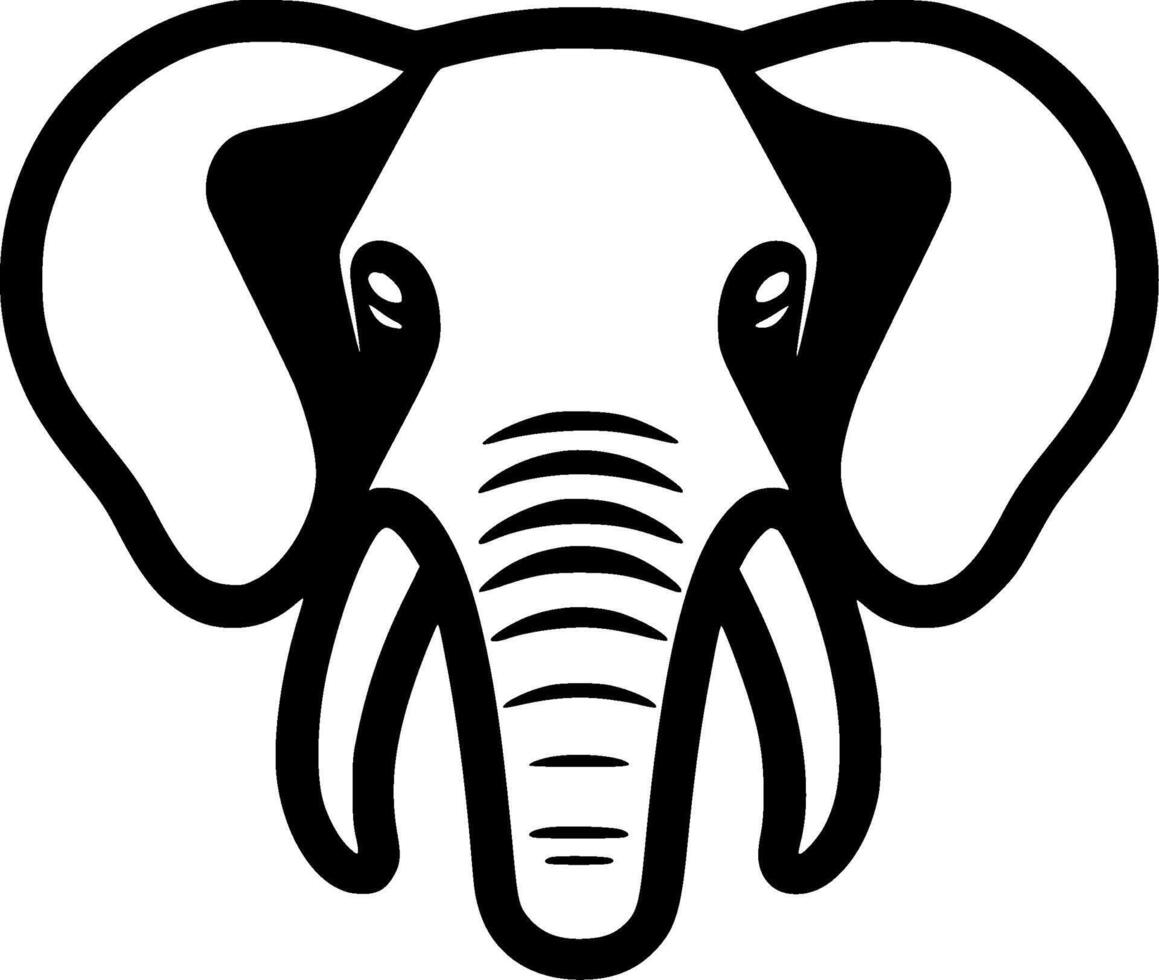 elefante - alto calidad logo - ilustración ideal para camiseta gráfico vector