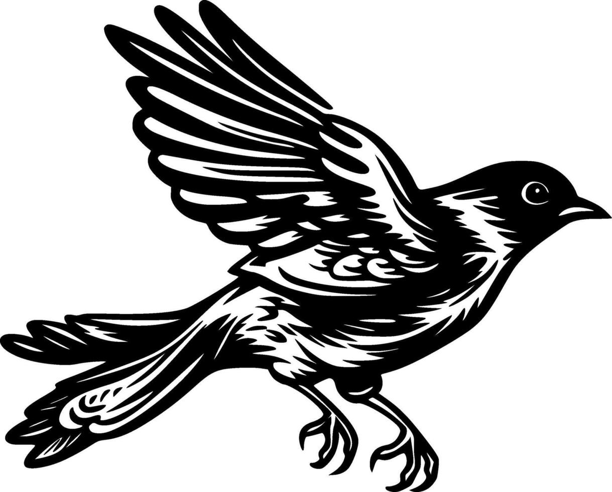 Sparrow - High Quality Logo - illustration ideal for T-shirt graphic vector