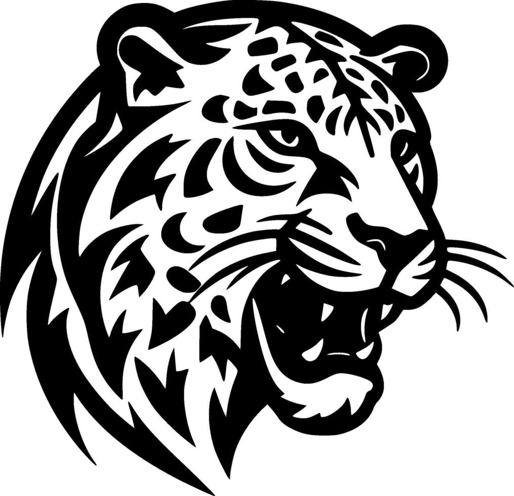 Cheetah, Minimalist and Simple Silhouette - illustration vector