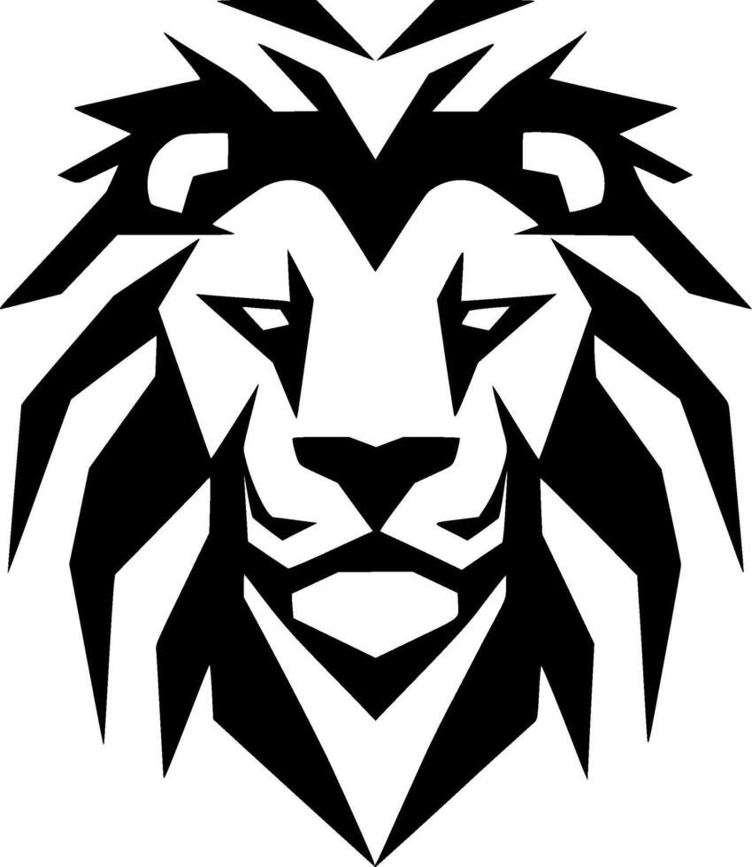 Lion - Minimalist and Flat Logo - illustration vector