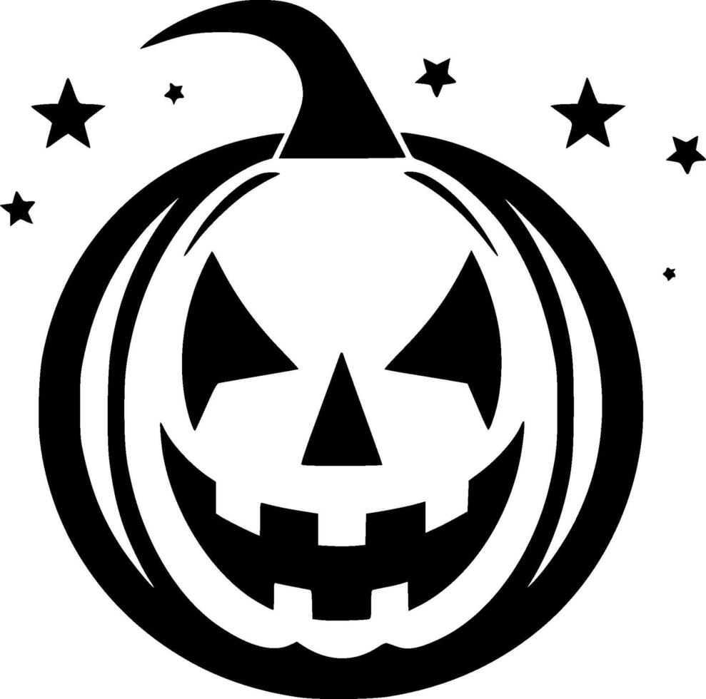 Halloween - Minimalist and Flat Logo - illustration vector