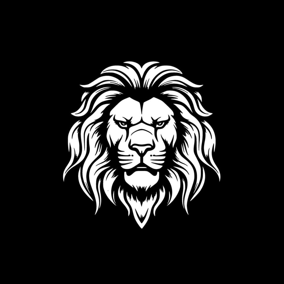 Lion - Minimalist and Flat Logo - illustration vector