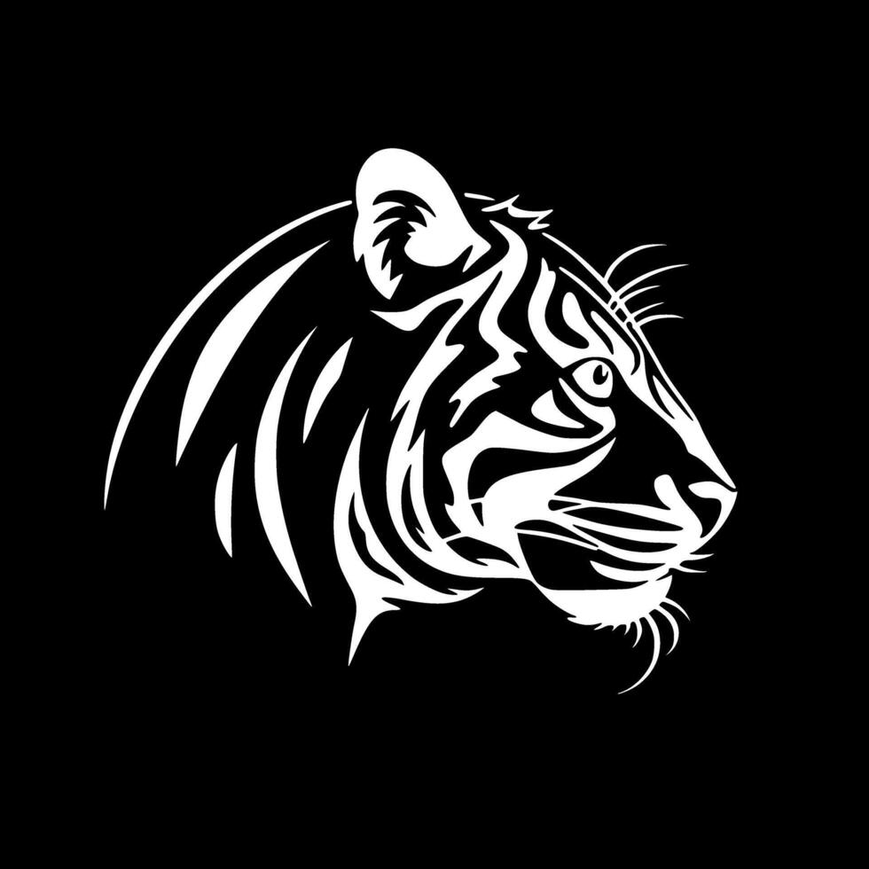 Ocelot, Minimalist and Simple Silhouette - illustration vector