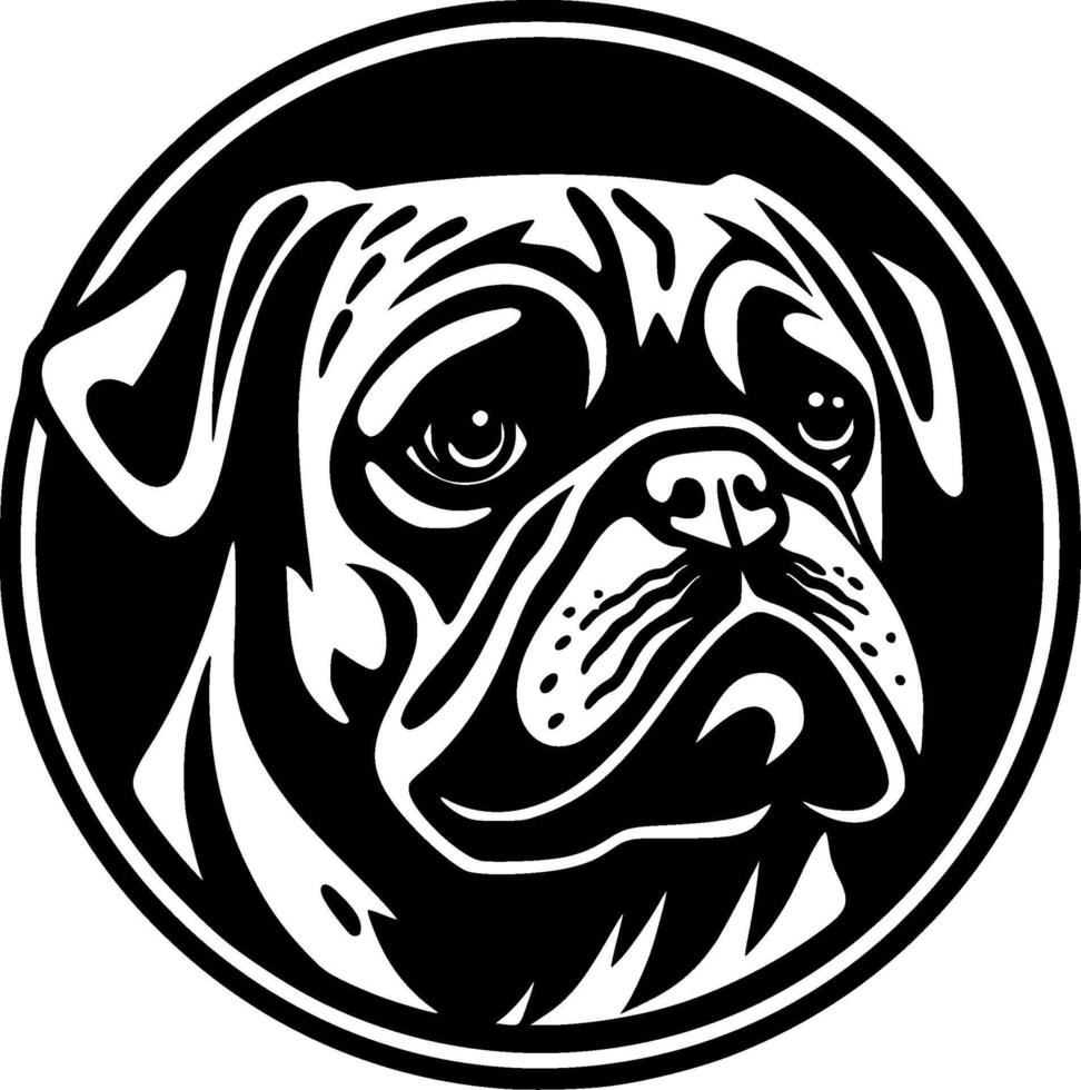 Pug - High Quality Logo - illustration ideal for T-shirt graphic vector