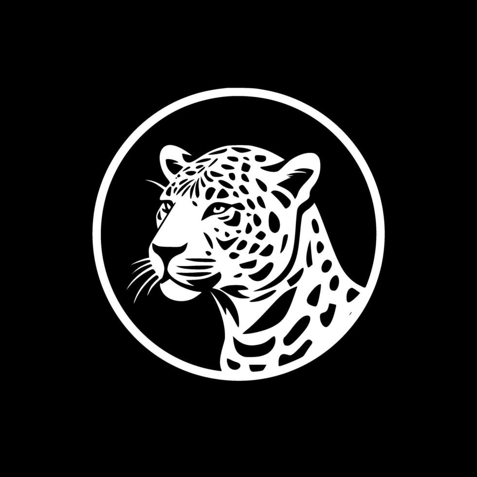 Leopard - Minimalist and Flat Logo - illustration vector