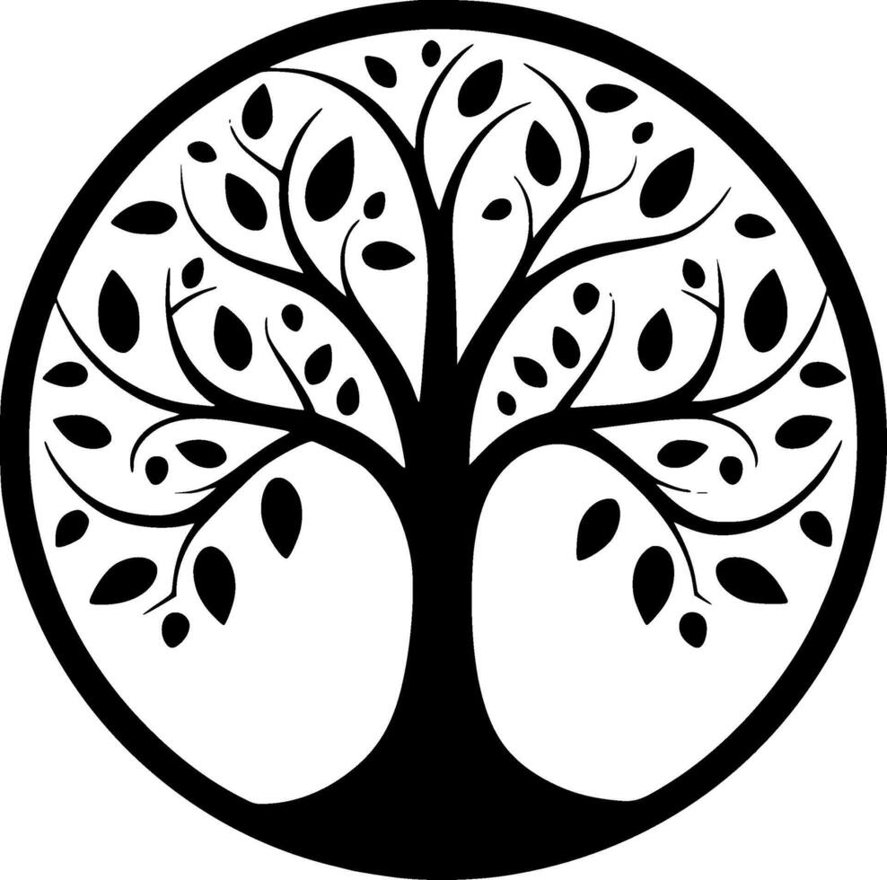 Tree - High Quality Logo - illustration ideal for T-shirt graphic vector