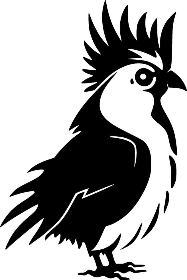 Cockatoo, Minimalist and Simple Silhouette - illustration vector