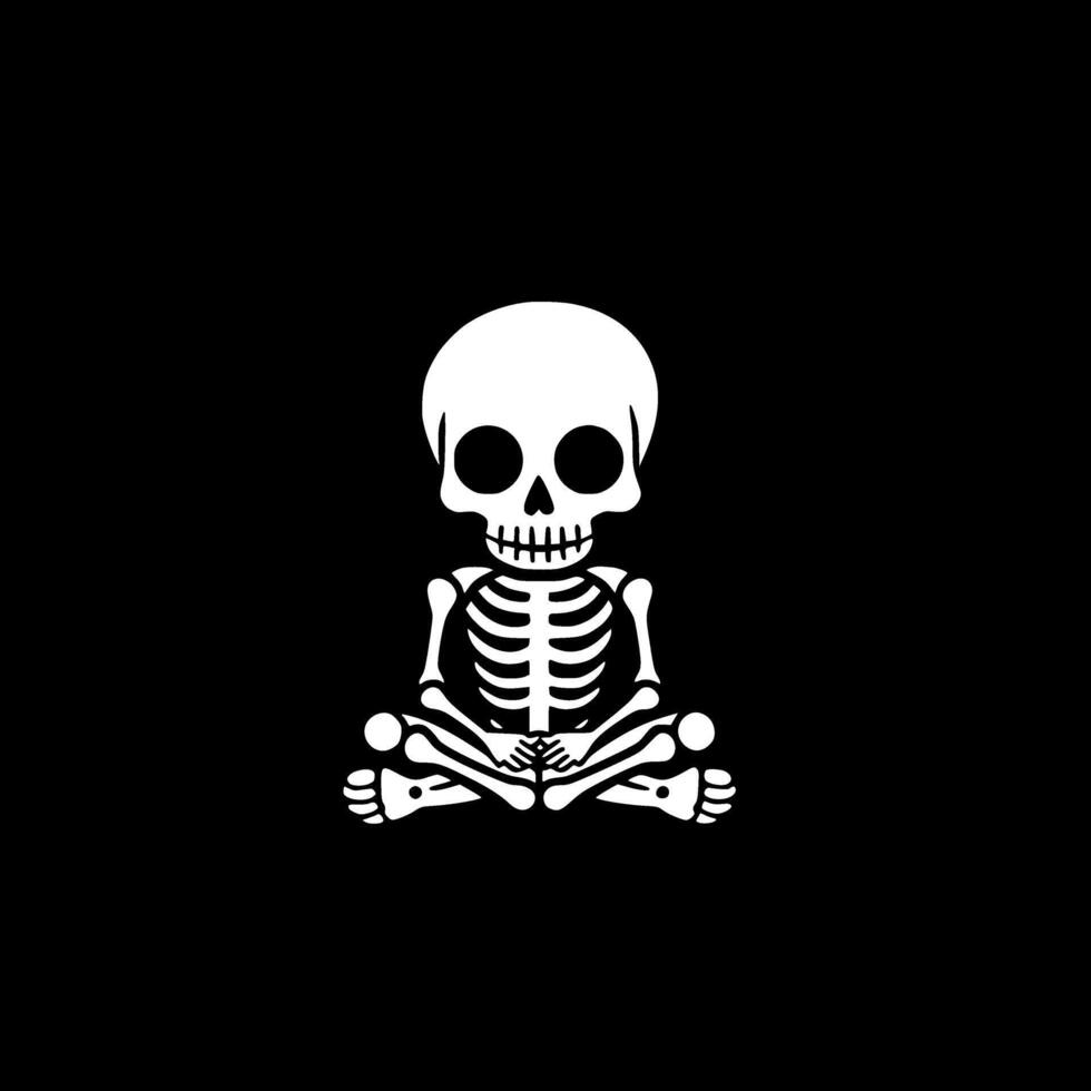 Skeleton - High Quality Logo - illustration ideal for T-shirt graphic vector