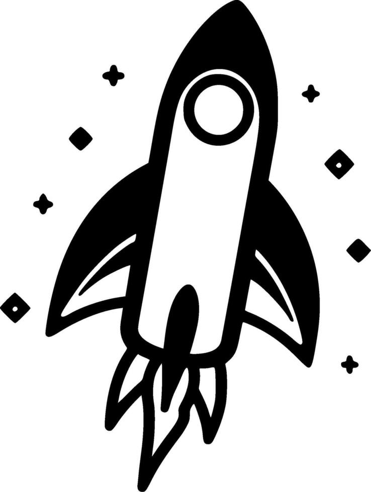 Rocket - High Quality Logo - illustration ideal for T-shirt graphic vector