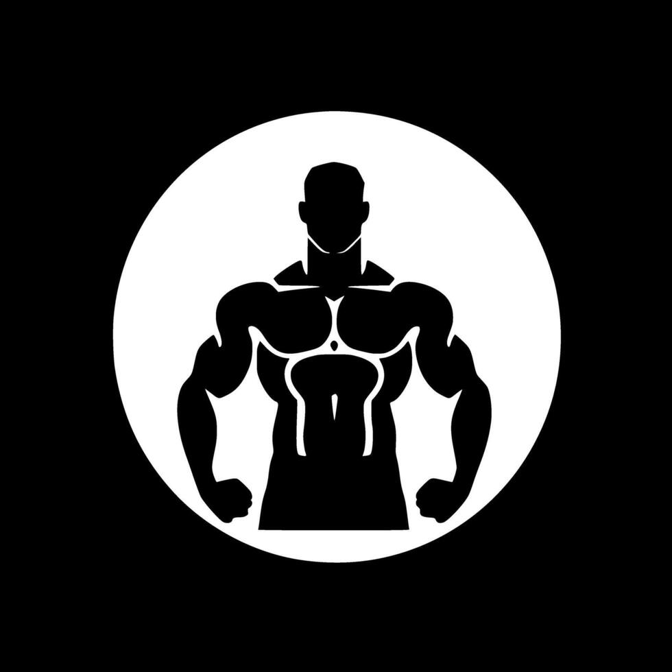 Gym, Minimalist and Simple Silhouette - illustration vector