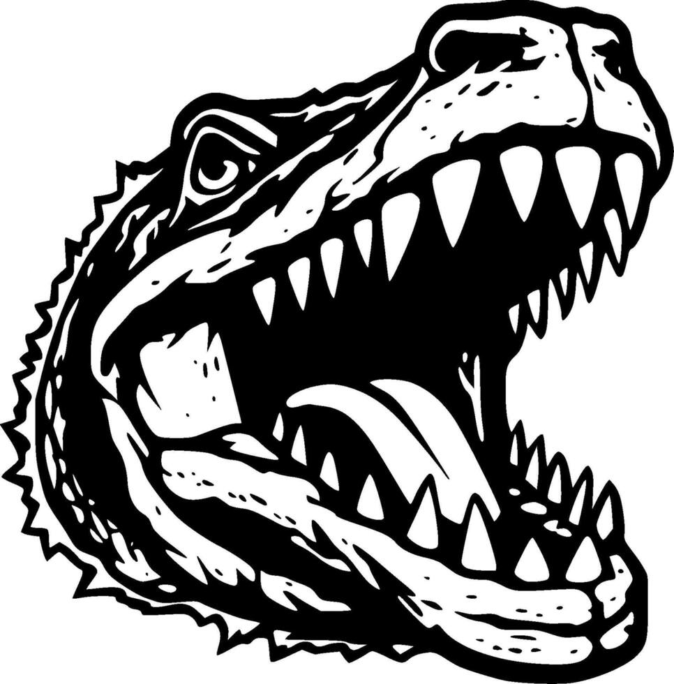 Crocodile - High Quality Logo - illustration ideal for T-shirt graphic vector