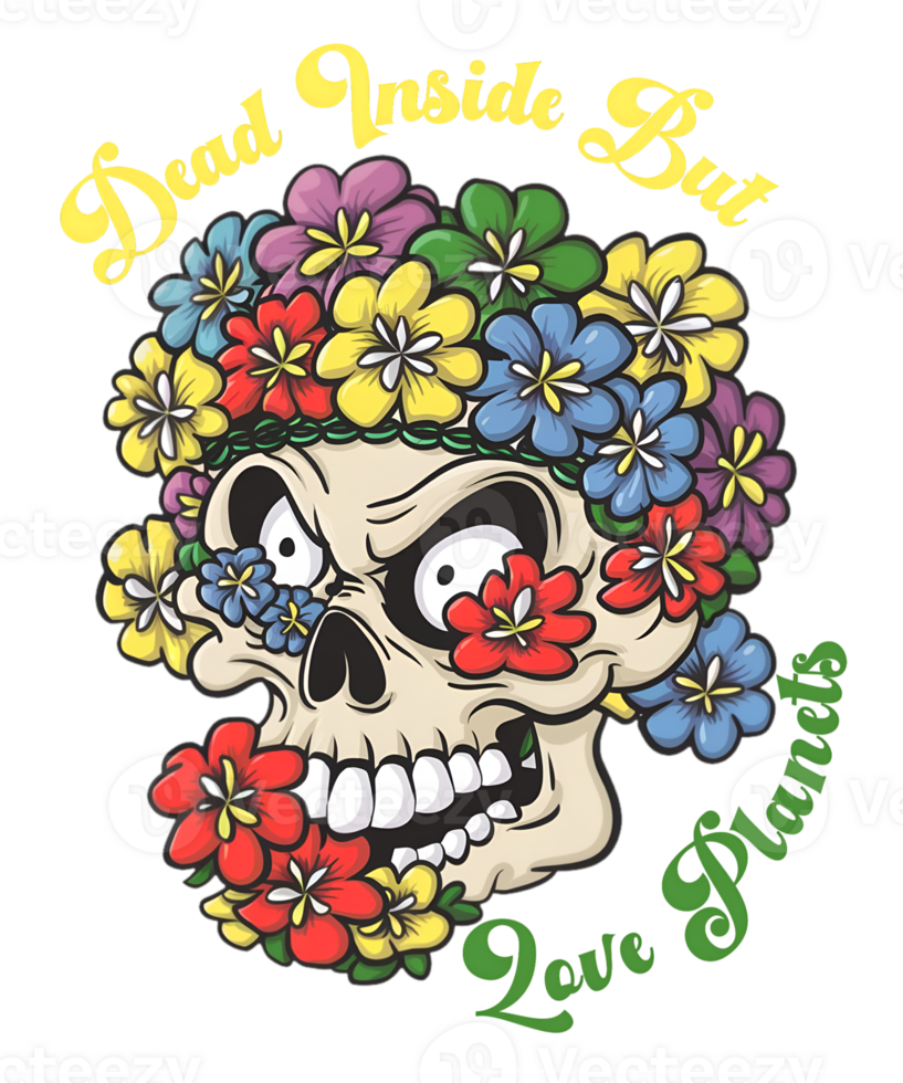 Dead Inside But Love Planets png