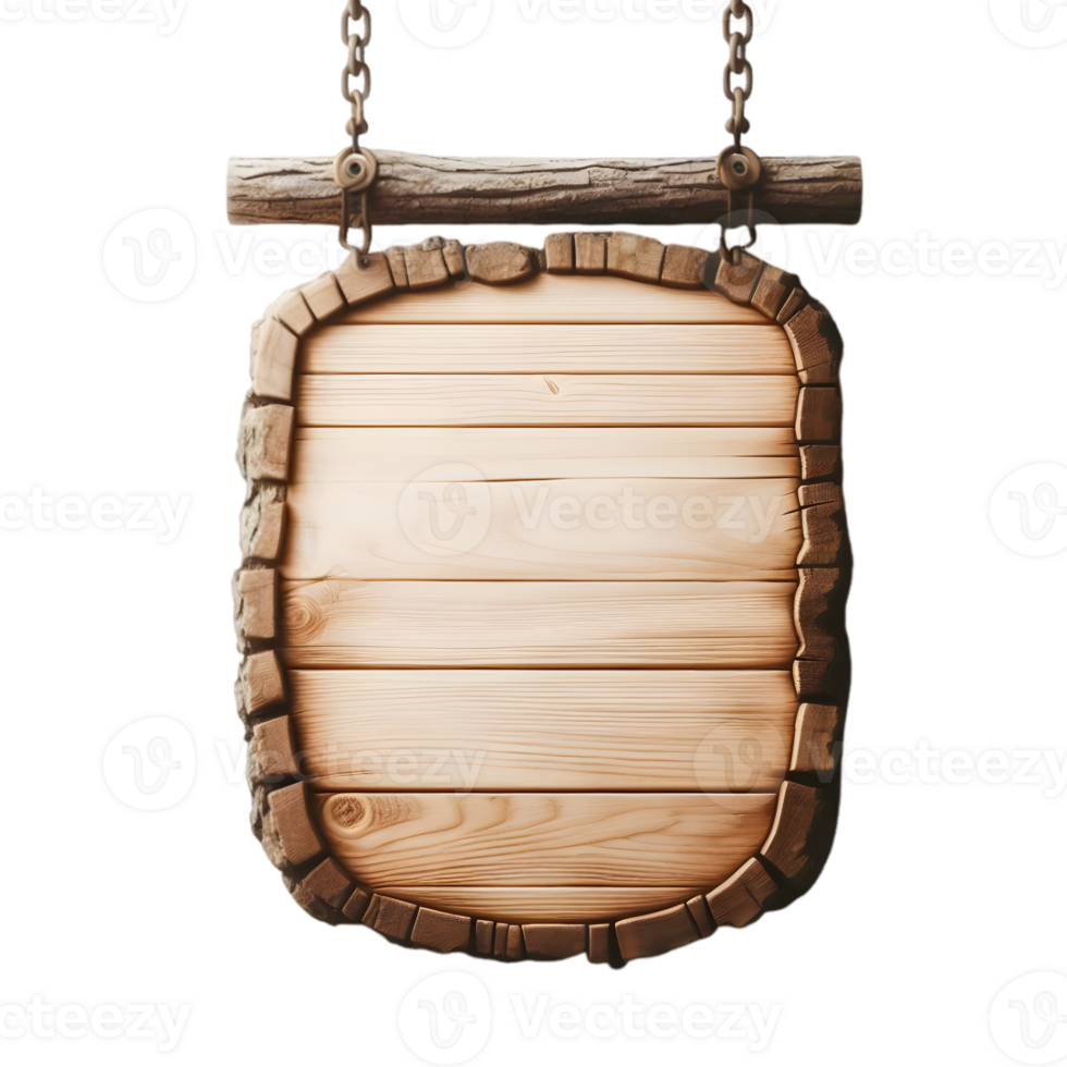 Pro wooden board on transparent background. png