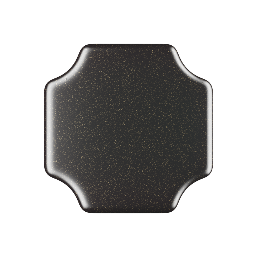 Black textured square shape isolated image png
